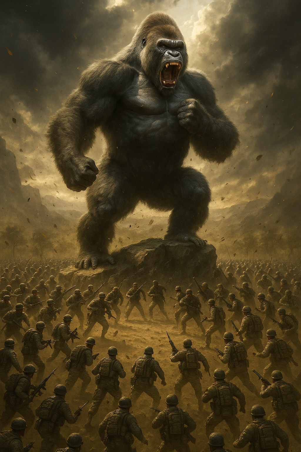 100 Men vs 1 Gorilla 100 Men vs 1 Gorilla